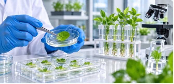 Plant tissue culture and molecular plant genetics