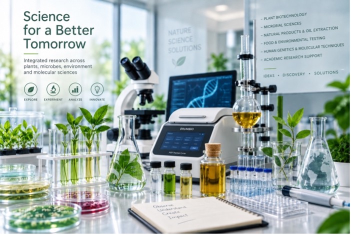 Academic research and applied bioscience laboratory work